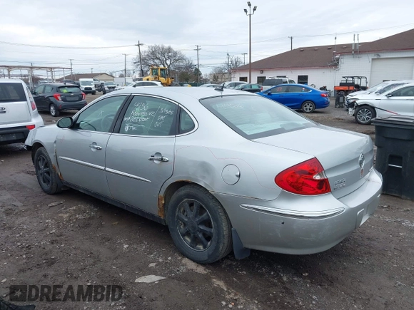 2009 Buick LaCrosse CX with VIN 2G4WC582291165937, listed as a IAAI auction lot 41942981 with 108,928 mi miles. Bid and sale history available at carsss.com. Image 3.