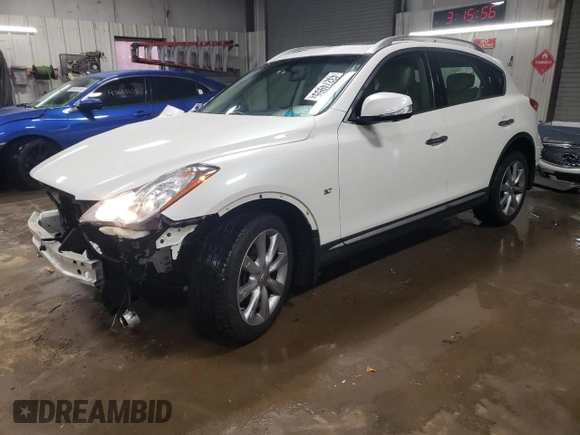2016 Infiniti QX50 with VIN JN1BJ0RR5GM266790, listed as a Copart auction lot 43274955 with 66,439 mi miles and Salvage Title. Bid and sale history available at carsss.com. Image 1.