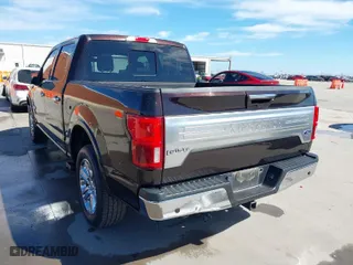 2018 Ford F-150 XL with VIN 1FTEW1E53JFE67555, listed as a IAAI auction lot 41653137 with 122,886 mi miles. Bid and sale history available at carsss.com. Image 3.