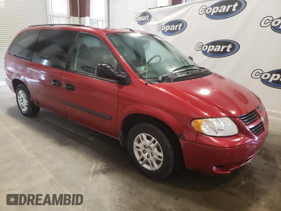 2007 Dodge Grand Caravan SE with VIN 1D4GP24RX7B249213, listed as a Copart auction lot 72547894 with 104,636 mi miles and Clean Title. Bid and sale history available at DreamBid. Image 4.