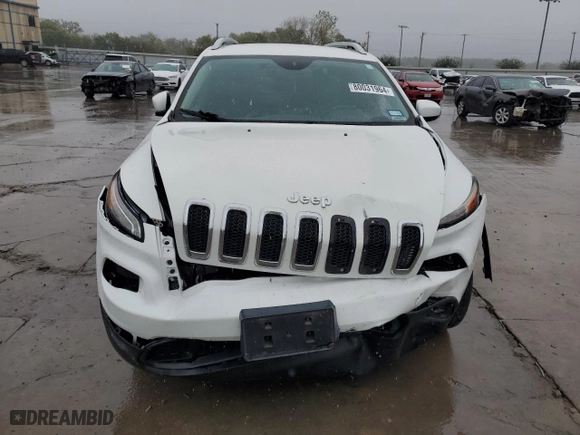 2016 Jeep Cherokee Altitude with VIN 1C4PJMCB9GW375215, listed as a Copart auction lot 80031964 with 116,076 mi miles and Salvage Title. Bid and sale history available at carsss.com. Image 5.