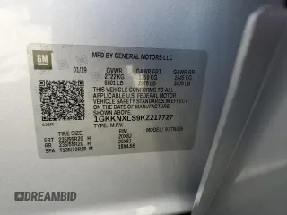 2019 GMC Acadia Denali z VIN 1GKKNXLS9KZ217727, wystawiony jako Copart lot #55008445 z przebiegiem 65 016 mil mil oraz Szkoda całkowita • Salvage title. Historia ofert i sprzedaży dostępna na DreamBid. Obrazek 13.