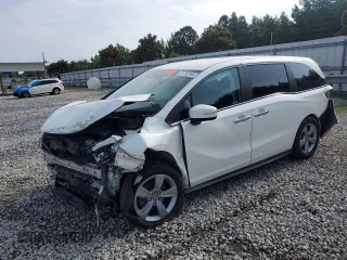 2019 Honda Odyssey EX with VIN 5FNRL6H50KB084911, listed as a Copart auction lot 61292585 with 73,862 mi miles and Salvage title. Bid and sale history available at DreamBid. Image 1.