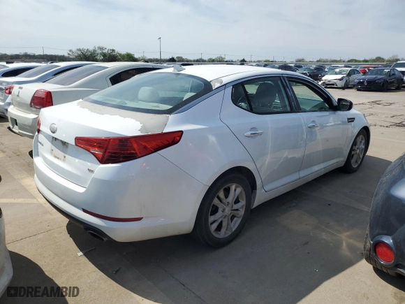 2013 Kia Optima LX with VIN 5XXGM4A72DG115256, listed as a Copart auction lot 48962175 with 218,686 mi miles and Clean Title. Bid and sale history available at carsss.com. Image 3.