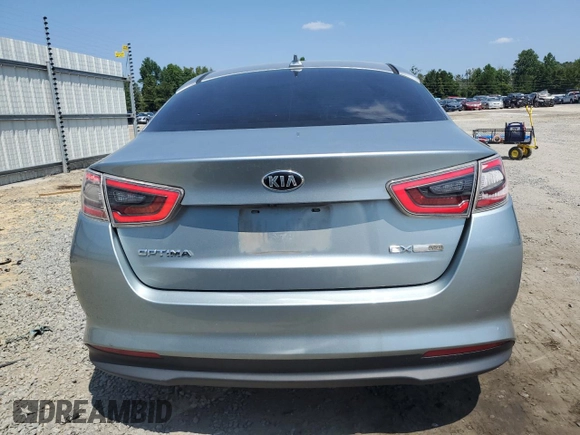 2014 Kia Optima Hybrid EX with VIN KNAGN4AD3E5069054, listed as a Copart auction lot 69311684 with 160,310 mi miles and Clean Title. Bid and sale history available at carsss.com. Image 6.