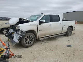 2020 Chevrolet Silverado 1500 LT with VIN 3GCUWCED3LG158037, listed as a Copart auction lot 42830005 with 93,096 mi miles and Salvage Title. Bid and sale history available at DreamBid. Image 1.
