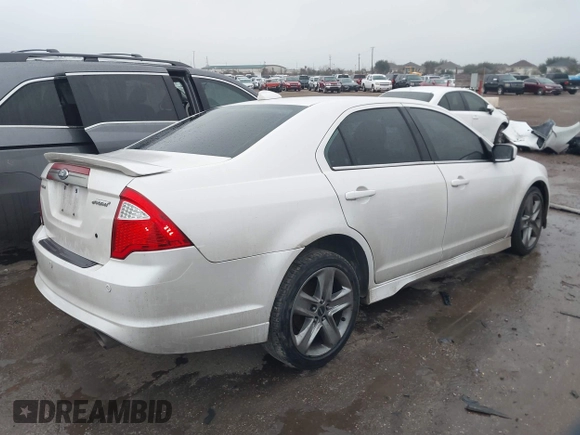 2011 Ford Fusion SPORT with VIN 3FAHP0KC2BR159150, listed as a IAAI auction lot 41546128 with 187,373 mi miles. Bid and sale history available at carsss.com. Image 4.
