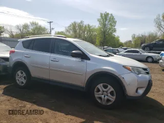 2015 Toyota RAV4 LE with VIN 2T3BFREVXFW351180, listed as a Copart auction lot 55251495 with 109,048 mi miles and Salvage Title. Bid and sale history available at carsss.com. Image 4.
