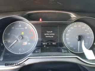 2014 Audi S4 Premium Plus with VIN WAUBGAFL2EA018817, listed as a Copart auction lot 53327765 with 66,619 mi miles and Salvage Title. Bid and sale history available at carsss.com. Image 9.