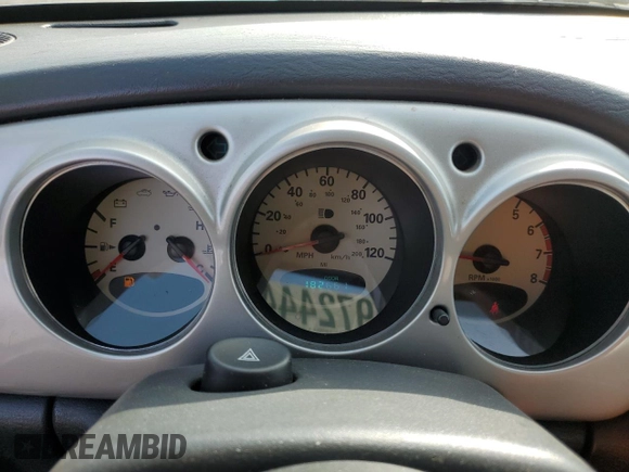 2003 Chrysler PT Cruiser Limited with VIN 3C8FY68B03T579766, listed as a Copart auction lot 59724445 with 182,661 mi miles and Salvage title. Bid and sale history available at DreamBid. Image 9.