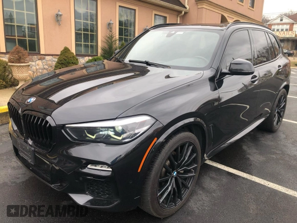 2020 BMW X5 xDrive40i with VIN 5UXCR6C05L9C91761, listed as a Copart auction lot 53070275 with 95,357 mi miles and Clean Title. Bid and sale history available at carsss.com. Image 1.