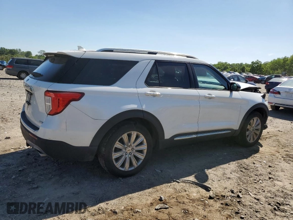 2020 Ford Explorer Limited с VIN 1FMSK8FH5LGB48327, выставлен на аукционе Copart как лот 57556275 с пробегом 166 107 миль миль и Списание • Salvage title. История ставок и продаж доступна на DreamBid. Изображение 3.