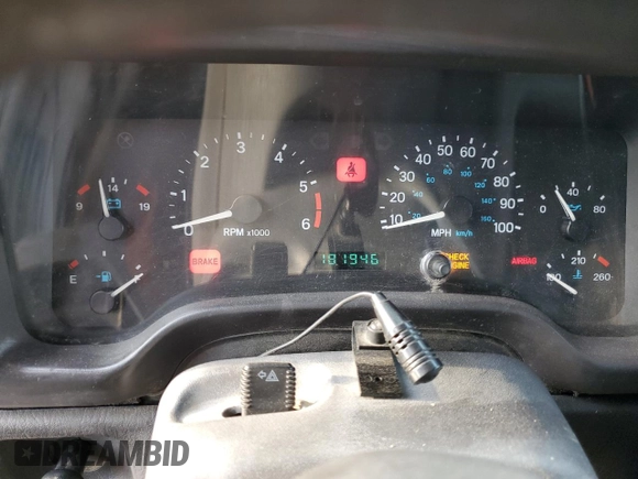 1999 Jeep Wrangler SE with VIN 1J4FY29P7XP410255, listed as a Copart auction lot 47207675 with 181,946 mi miles and Salvage Title. Bid and sale history available at carsss.com. Image 9.