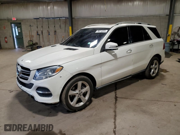 2018 Mercedes-Benz GLE 350 with VIN 4JGDA5HB4JB085041, listed as a Copart auction lot 78014554 with 103,587 mi miles and Salvage title. Bid and sale history available at DreamBid. Image 1.