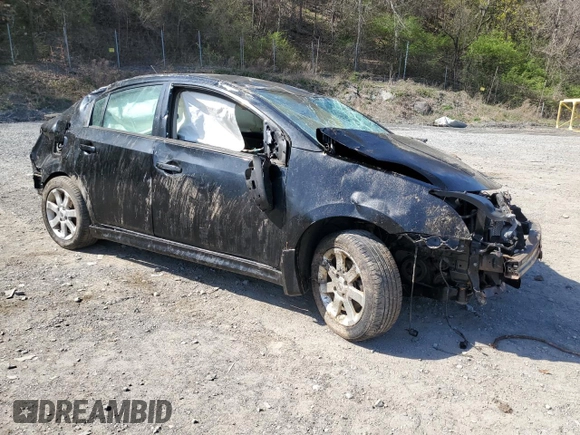 2010 Nissan Sentra SR with VIN 3N1AB6AP4AL695944, listed as a Copart auction lot 54249895 with Not Provided miles and Salvage Title. Bid and sale history available at DreamBid. Image 4.