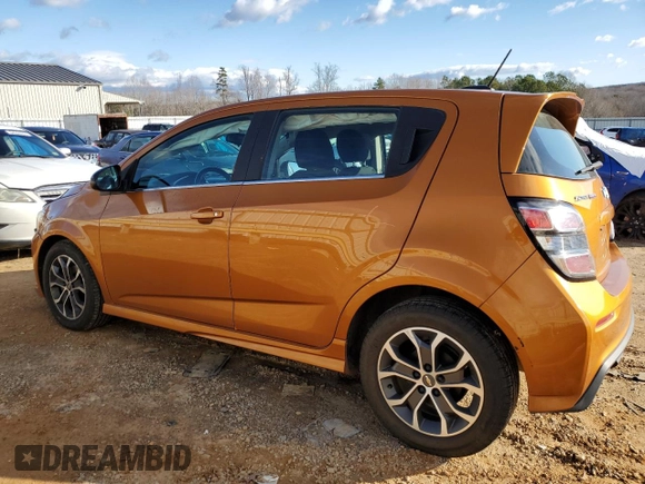 2017 Chevrolet Sonic LT with VIN 1G1JD6SB4H4130953, listed as a Copart auction lot 86092314 with 215,471 mi miles and Salvage Title. Bid and sale history available at carsss.com. Image 2.