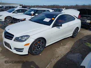 2015 Mercedes-Benz C-Class C 250 with VIN WDDGJ4HB7FG361739, listed as a IAAI auction lot 41814110 with 98,729 mi miles. Bid and sale history available at carsss.com. Image 2.