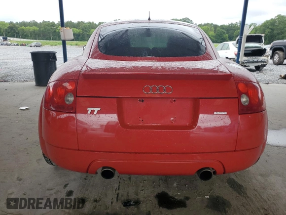 2001 Audi TT with VIN TRUWT28N311007832, listed as a Copart auction lot 60604895 with 147,615 mi miles and Salvage title. Bid and sale history available at DreamBid. Image 6.