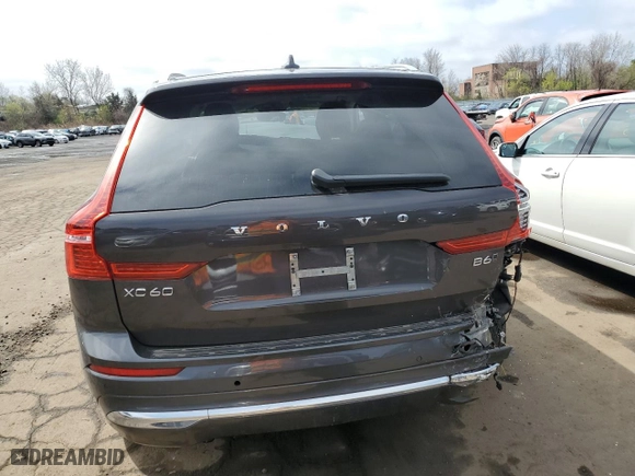 2022 Volvo XC60 Inscription with VIN YV4062RL8N1905916, listed as a Copart auction lot 53285845 with 49,797 mi miles and Salvage Title. Bid and sale history available at carsss.com. Image 6.
