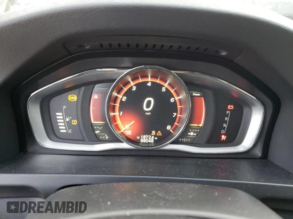 2017 Volvo V60 Premier with VIN YV140MEKXH1346821, listed as a Copart auction lot 88649475 with 68,048 mi miles and Salvage Title. Bid and sale history available at carsss.com. Image 9.