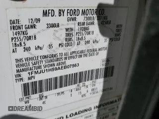 2010 Ford Expedition Eddie Bauer with VIN 1FMJU1H59AEB07563, listed as a Copart auction lot 51794165 with 254,692 mi miles and Salvage title. Bid and sale history available at DreamBid. Image 15.