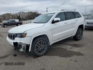 2019 Jeep Grand Cherokee Overland with VIN 1C4RJFCT6KC613965, listed as a Copart auction lot 81070394 with 45,619 mi miles and Salvage Title. Bid and sale history available at carsss.com. Image 1.