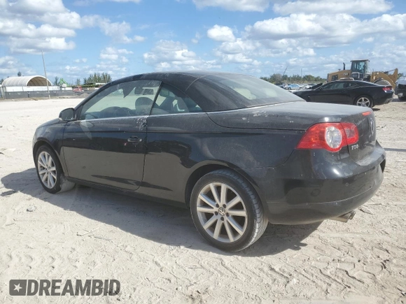2007 Volkswagen Eos 2.0T with VIN WVWFA71F77V041256, listed as a Copart auction lot 83657394 with 42,030 mi miles and Clean Title. Bid and sale history available at DreamBid. Image 2.