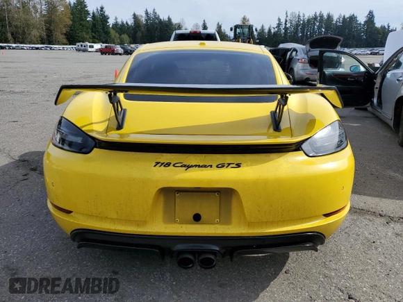 2018 Porsche 718 Cayman S z VIN WP0AB2A84JK279683, wystawiony jako Copart lot #73414284 z przebiegiem 48 619 mil mil oraz Szkoda całkowita • Salvage title. Historia ofert i sprzedaży dostępna na DreamBid. Obrazek 6.