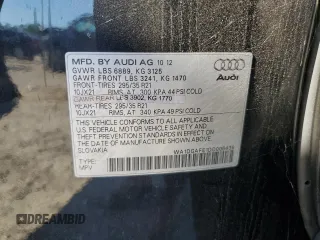 2013 Audi Q7 3.0T S line Prestige with VIN WA1DGAFE1DD006436, listed as a Copart auction lot 81544224 with 195,571 mi miles and Salvage Title. Bid and sale history available at carsss.com. Image 15.