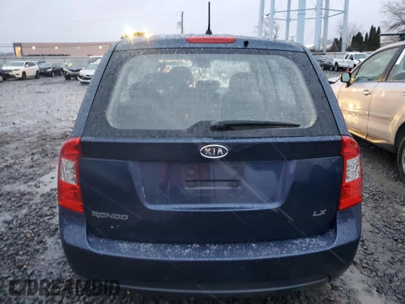 2007 Kia Rondo LX Base with VIN KNAFG525X77049457, listed as a Copart auction lot 85696724 with Not Provided miles and Salvage Title. Bid and sale history available at carsss.com. Image 6.