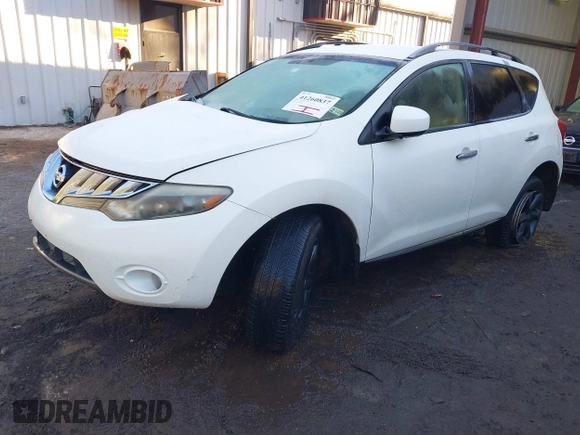 2009 Nissan Murano S with VIN JN8AZ18W79W141106, listed as a IAAI auction lot 41260837 with 142,430 mi miles and . Bid and sale history available at DreamBid. Image 16.