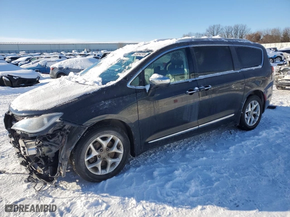 2020 Chrysler Pacifica Limited with VIN 2C4RC1GG5LR204214, listed as a Copart auction lot 45854295 with 66,880 mi miles and Salvage Title. Bid and sale history available at carsss.com. Image 1.
