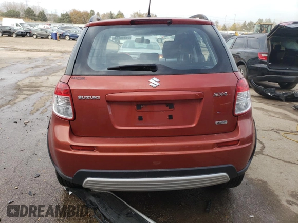 2008 Suzuki SX4 with VIN JS2YB413085109351, listed as a Copart auction lot 78315414 with 95,668 mi miles and Salvage Title. Bid and sale history available at carsss.com. Image 6.