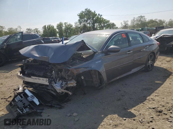 2021 Honda Accord Touring with VIN 1HGCV3F97MA007325, listed as a Copart auction lot 55254695 with Not provided miles and Salvage title. Bid and sale history available at DreamBid. Image 1.