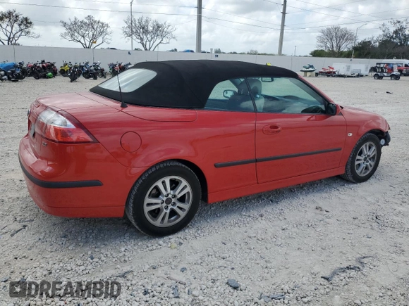 2006 Saab 9-3 with VIN YS3FD79Y566110279, listed as a Copart auction lot 51742905 with 140,976 mi miles and Salvage Title. Bid and sale history available at carsss.com. Image 3.
