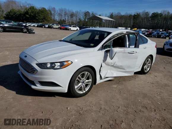 2018 Ford Fusion SE with VIN 3FA6P0H74JR123671, listed as a Copart auction lot 45188735 with 147,969 mi miles and Salvage Title. Bid and sale history available at DreamBid. Image 1.