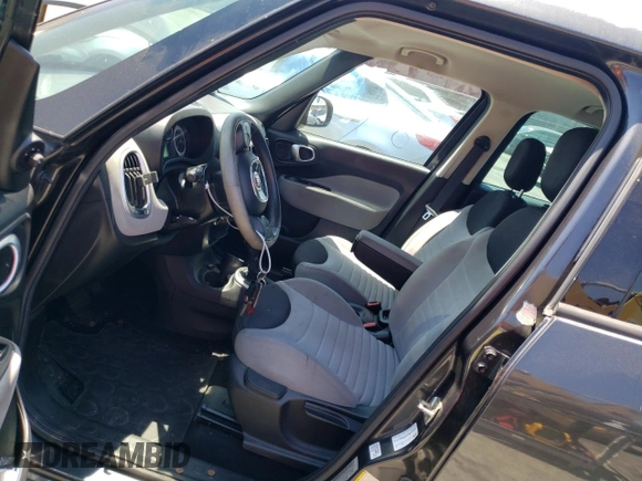 2014 FIAT 500L Easy with VIN ZFBCFABH6EZ027696, listed as a Copart auction lot 64708874 with 93,284 mi miles and Salvage Title. Bid and sale history available at carsss.com. Image 7.