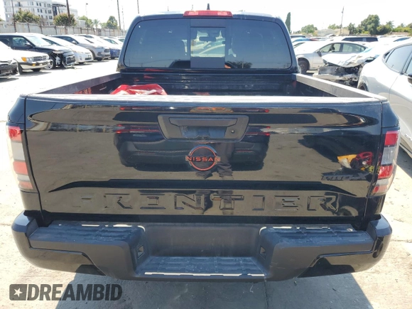 2024 Nissan Frontier SV with VIN 1N6ED1EJ4RN650125, listed as a Copart auction lot 65369825 with 14,282 mi miles and Salvage title. Bid and sale history available at DreamBid. Image 6.