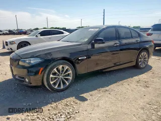2015 BMW 5 Series 528i with VIN WBA5A5C51FD516809, listed as a Copart auction lot 57714025 with 135,554 mi miles and Clean title. Bid and sale history available at DreamBid. Image 1.