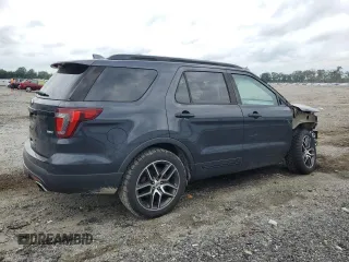 2017 Ford Explorer Sport z VIN 1FM5K8GT9HGD80193, wystawiony jako Copart lot #64571895 z przebiegiem 128 603 mil mil oraz Szkoda całkowita • Salvage title. Historia ofert i sprzedaży dostępna na DreamBid. Obrazek 3.