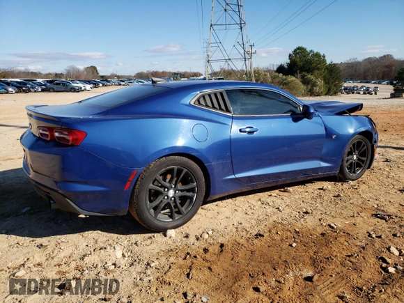2019 Chevrolet Camaro 1LS with VIN 1G1FB1RX2K0125765, listed as a Copart auction lot 82856424 with 86,499 mi miles and Salvage Title. Bid and sale history available at carsss.com. Image 3.