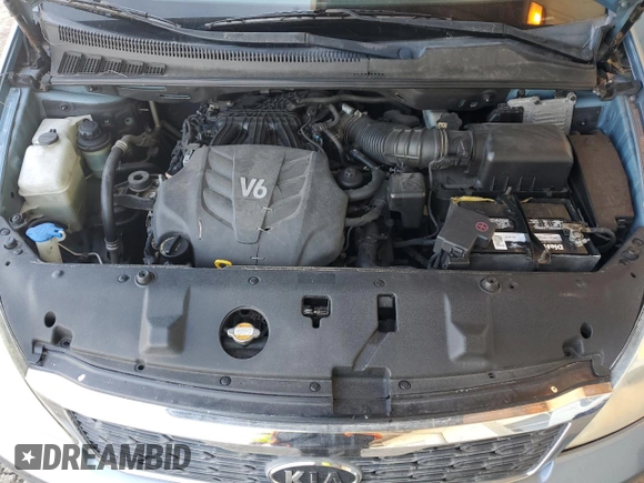 2011 Kia Sedona EX with VIN KNDMH4C70B6369158, listed as a Copart auction lot 53392605 with 0 mi miles and Clean Title. Bid and sale history available at carsss.com. Image 12.