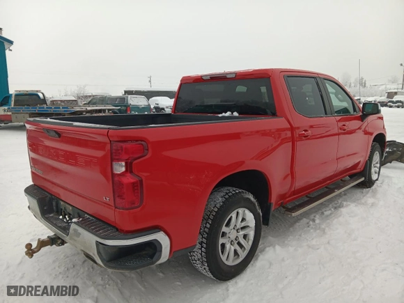 2019 Chevrolet Silverado 1500 LT with VIN 3GCUYDED8KG132130, listed as a Copart auction lot 43818385 with 104,779 mi miles and Salvage Title. Bid and sale history available at carsss.com. Image 3.