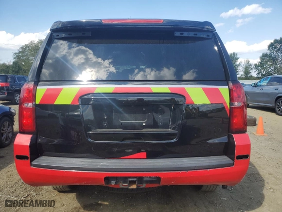 2017 Chevrolet Tahoe Commercial with VIN 1GNSKFEC8HR357661, listed as a Copart auction lot 73394694 with 53,839 mi miles and Salvage Title. Bid and sale history available at carsss.com. Image 6.