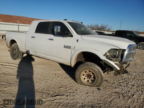 2015 Ram 2500 Laramie with VIN 3C6UR5NL6FG552735, listed as a Copart auction lot 41956485 with 284,745 mi miles and Salvage title. Bid and sale history available at DreamBid. Image 4.
