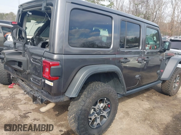 2020 Jeep Wrangler Unlimited Rubicon z VIN 1C4HJXFN8LW176002, wystawiony jako IAAI lot #41662158 z przebiegiem 55 924 mil mil oraz . Historia ofert i sprzedaży dostępna na DreamBid. Obrazek 4.