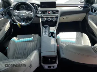 2022 Genesis G70 3.3T с VIN KMTG54TE3NU098344, выставлен на аукционе Copart как лот 60034105 с пробегом 39 487 миль миль и Списание • Salvage title. История ставок и продаж доступна на DreamBid. Изображение 8.