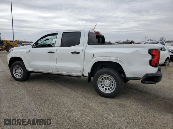2024 Chevrolet Colorado 2WD Work Truck with VIN 1GCGSBEC8R1132891, listed as a Copart auction lot 46445545 with 3,588 mi miles and Salvage Title. Bid and sale history available at DreamBid. Image 2.