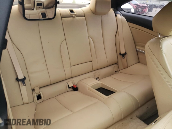2015 BMW 4 Series 435i with VIN WBA3R1C5XFK194384, listed as a Copart auction lot 53461245 with 104,233 mi miles and Salvage Title. Bid and sale history available at carsss.com. Image 10.