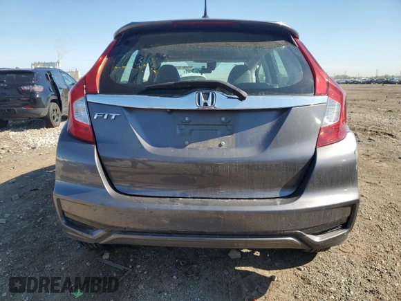 2018 Honda Fit EX-L with VIN 3HGGK5H95JM726719, listed as a Copart auction lot 59015325 with Not provided miles and Salvage title. Bid and sale history available at DreamBid. Image 6.